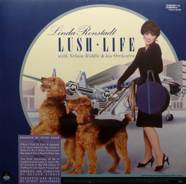 Linda Ronstadt With Nelson Riddle And His Orchestra : Lush Life (LP, Album)
