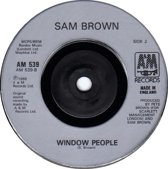 Sam Brown : With A Little Love (7", Single)
