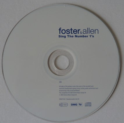 Foster & Allen : Foster & Allen Sing The Number 1's (2xCD, Album)