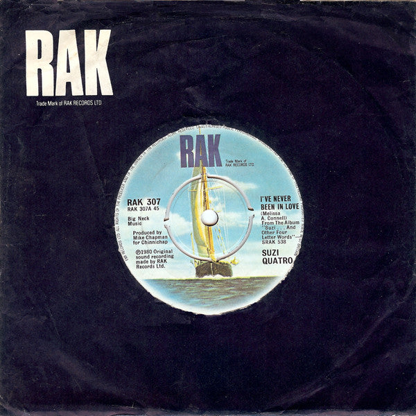 Suzi Quatro : I've Never Been In Love (7", Single)