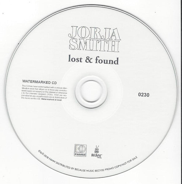 Jorja Smith : Lost & Found (CDr, Album, Promo)