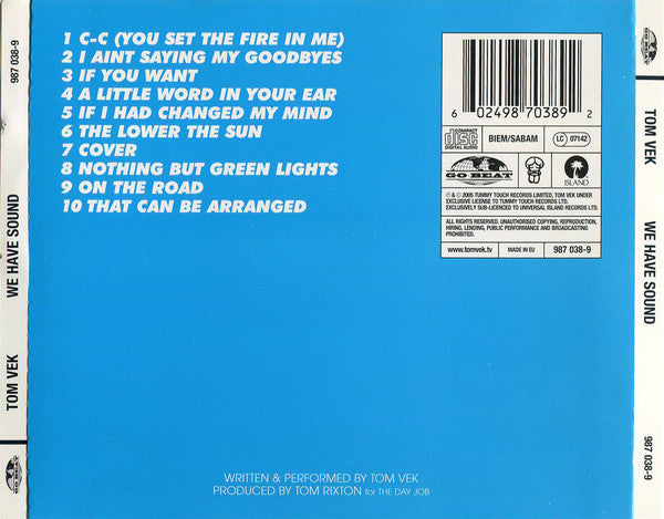 Tom Vek : We Have Sound (CD, Album)