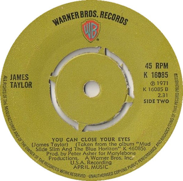James Taylor (2) : You've Got A Friend (7", Single)