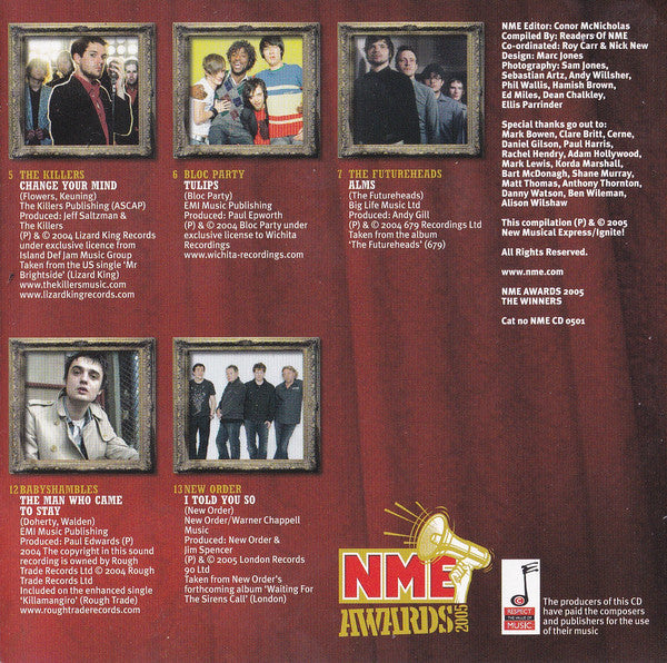 Various : NME Awards 2005 - The Winners (CD, Comp)