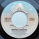 Whitney Houston : Greatest Love Of All (7", Single)