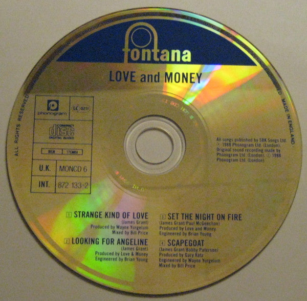 Love And Money : Strange Kind Of Love (CD, Single)