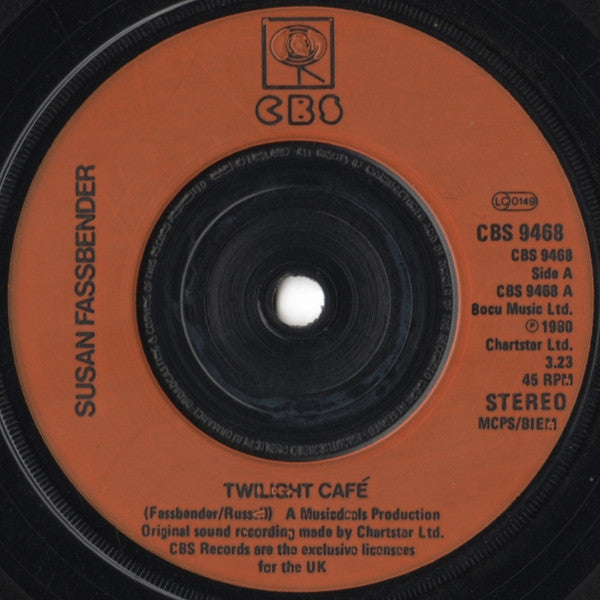 Susan Fassbender : Twilight Café (7", Single, RE)