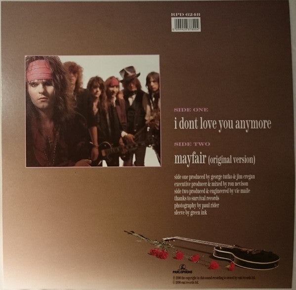 The Quireboys : I Don't Love You Anymore (7", Shape, Single, Pic)