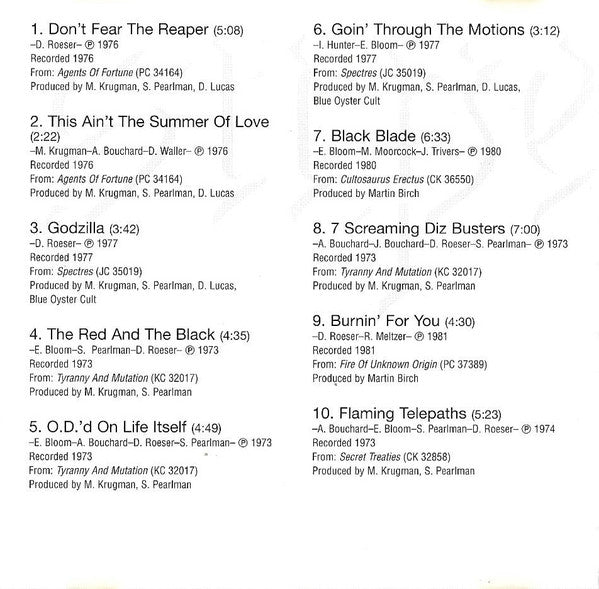 Blue Öyster Cult : Super Hits (CD, Comp)