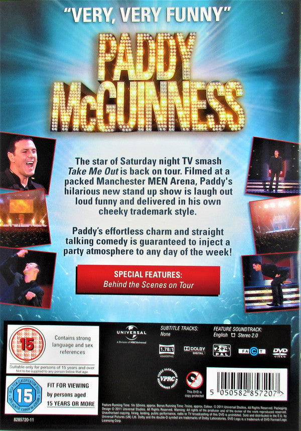 Paddy McGuinness : Saturday Night Live Tour 2011 (DVD-V, Copy Prot., PAL, Dol)