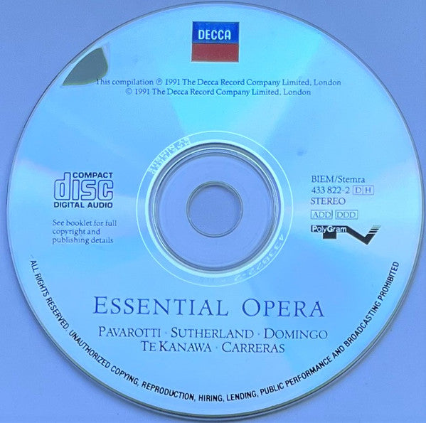 Various : Essential Opera (CD, Comp)