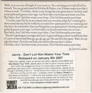 Jarvis Cocker : Don't Let Him Waste Your Time (CD, Single, Promo)
