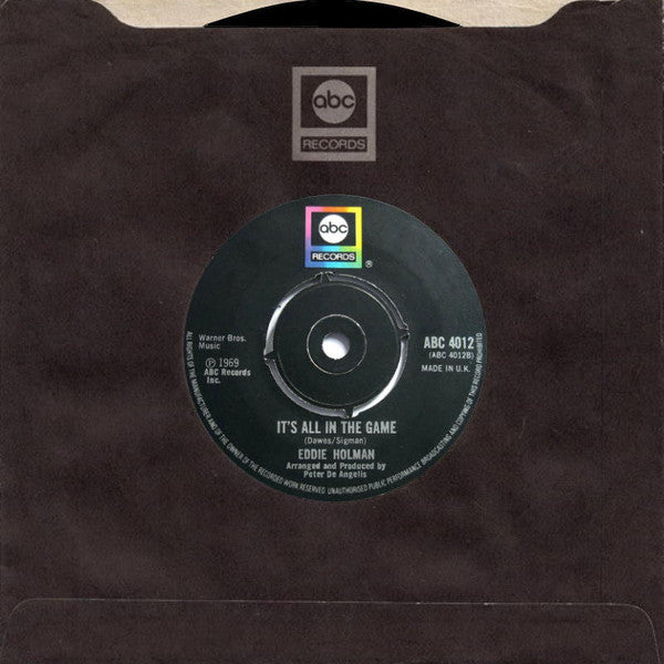 Eddie Holman : (Hey There) Lonely Girl (7", Single, RE)