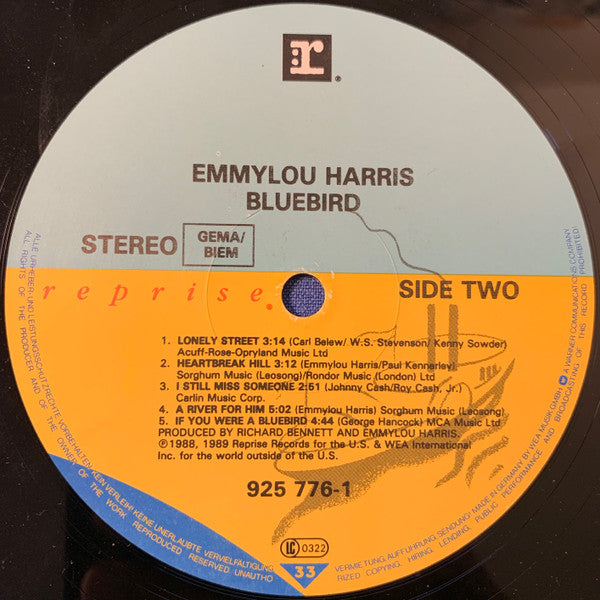 Emmylou Harris : Bluebird (LP, Album)
