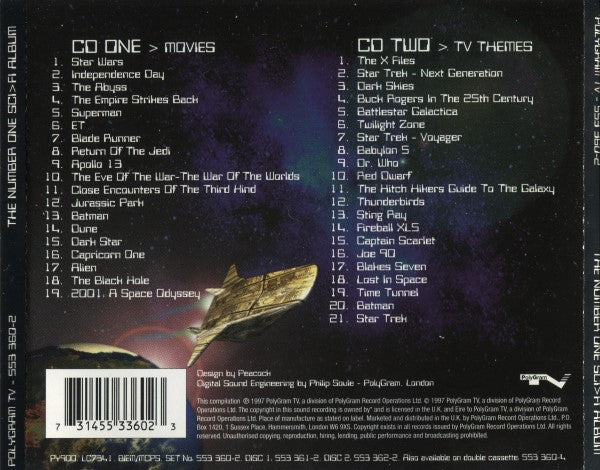 Various : The No.1 Sci-Fi Album (2xCD, Comp)