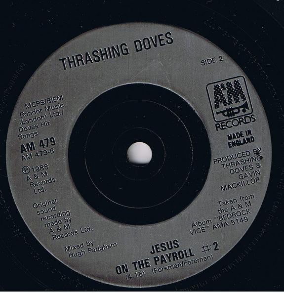 Thrashing Doves : Reprobate's Hymn (7", Single)