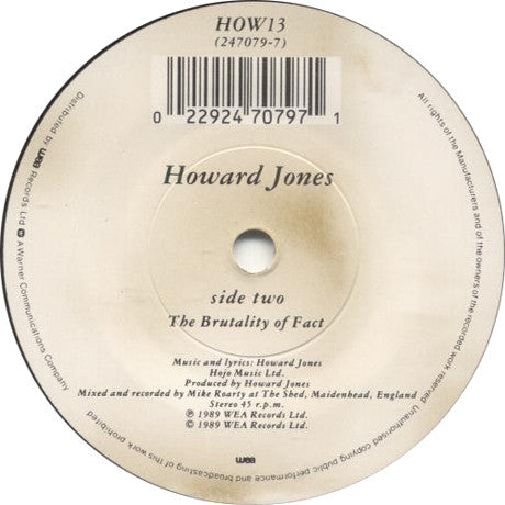 Howard Jones : Everlasting Love (7", Single)