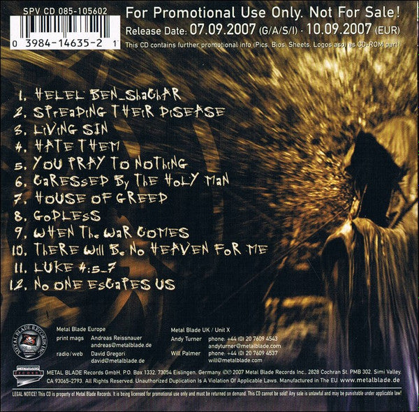 Aeon (11) : Rise To Dominate (CD, Album, Enh, Promo)