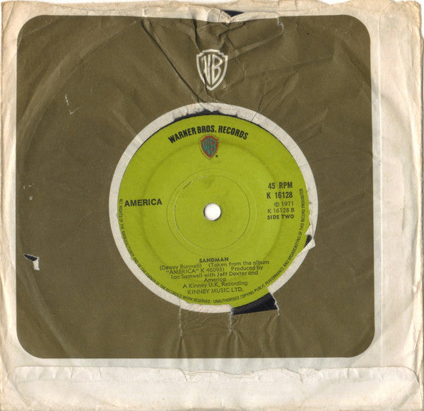 America (2) : A Horse With No Name (7", Gre)