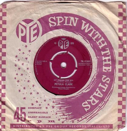 Petula Clark : My Friend The Sea (7", Single, Pus)