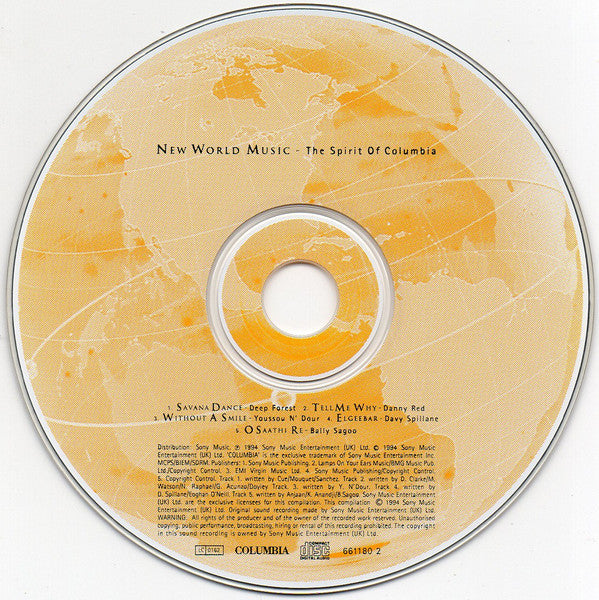 Various : New World Music - The Spirit Of Columbia (CD, Smplr)