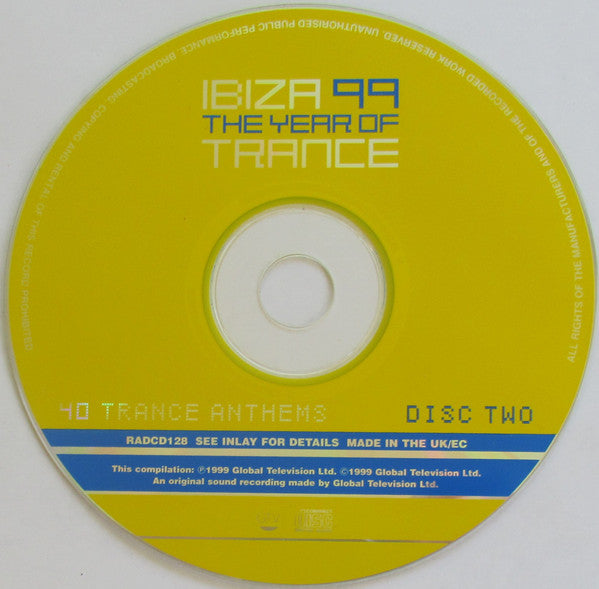 Various : Ibiza 99: The Year Of Trance (2xCD, Comp, P/Mixed)