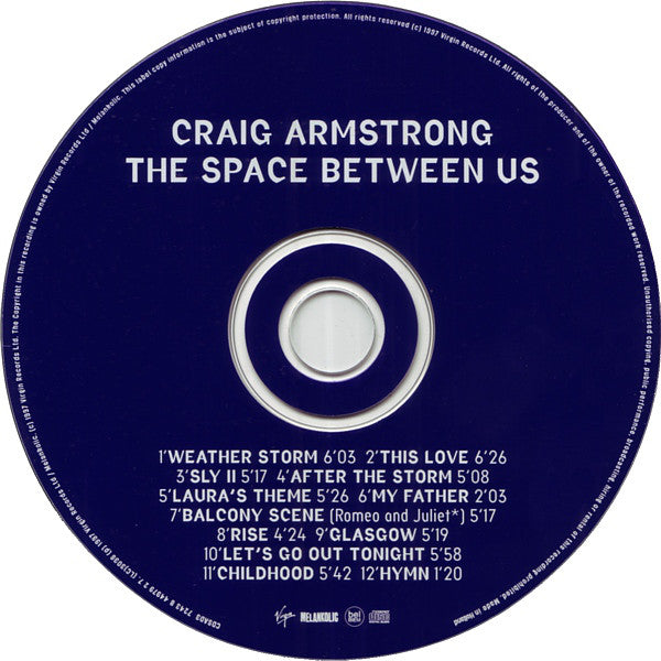 Craig Armstrong : The Space Between Us (CD, Album)