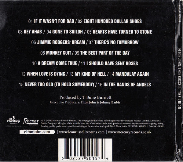 Elton John / Leon Russell : The Union (CD, Album, Dig)