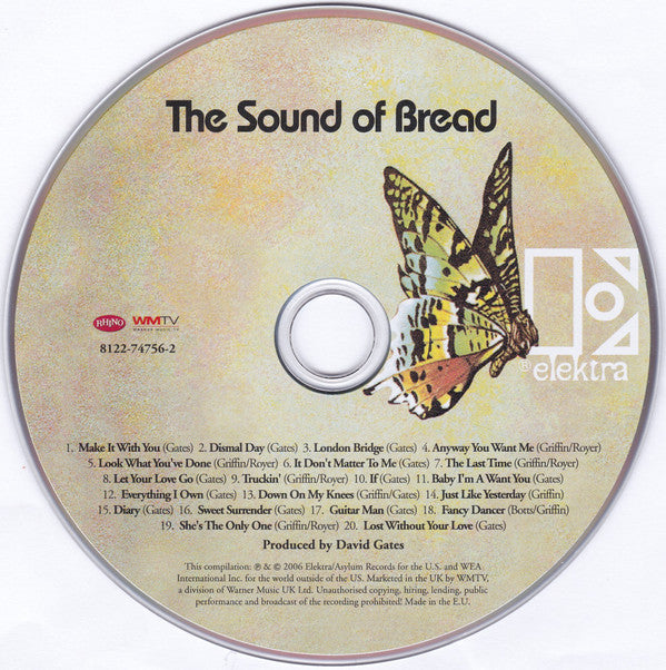 Bread : The Sound Of Bread (Their 20 Finest Songs) (CD, Comp, RE, RP)