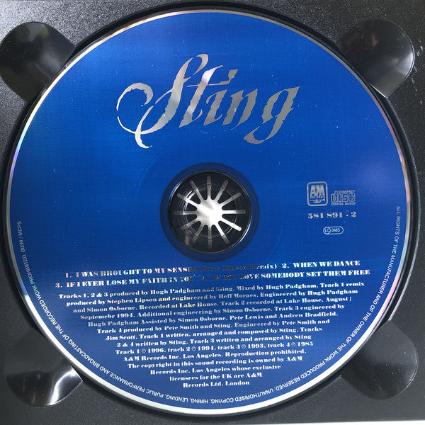Sting : I Was Brought To My Senses (CD, Maxi, Dig)