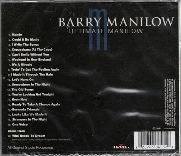 Barry Manilow : Ultimate Manilow (CD, Comp)