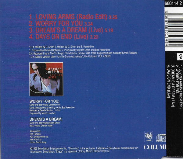 Darden Smith : Loving Arms (CD, Maxi)