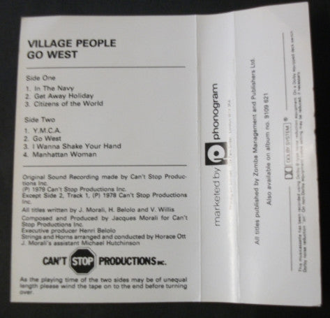 Village People : Go West (Cass, Album)