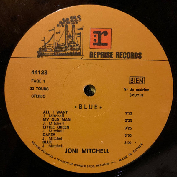 Joni Mitchell : Blue (LP, Album, Ⓣ)