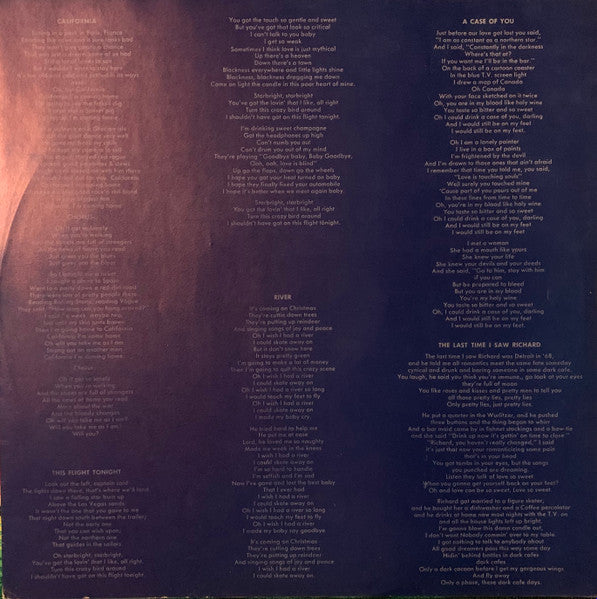 Joni Mitchell : Blue (LP, Album, Ⓣ)