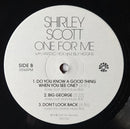 Shirley Scott With Harold Vick And Billy Higgins : One For Me (LP, Album, RE)