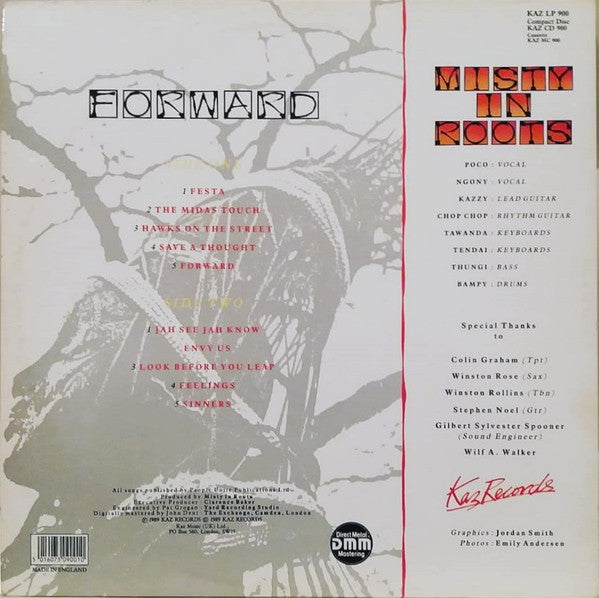 Misty In Roots : Forward (LP, Album, DMM)