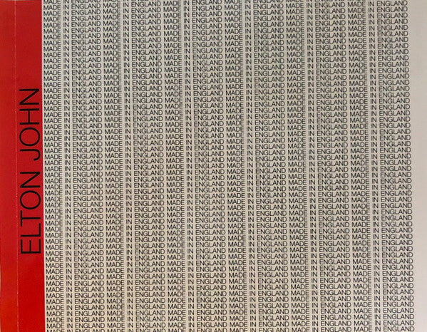 Elton John : Made In England (CD, Single)