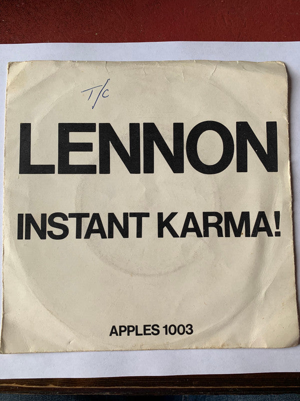 John Lennon : Instant Karma! (7", Single, 4-p)