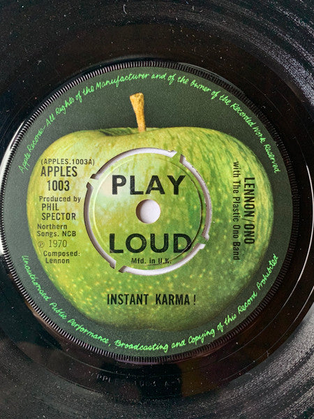 John Lennon : Instant Karma! (7", Single, 4-p)