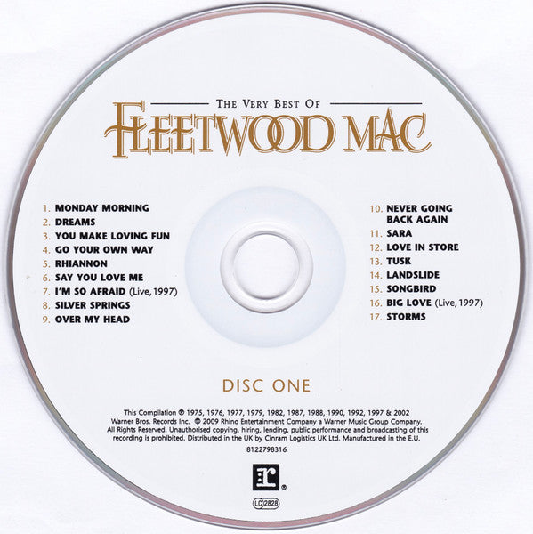 Fleetwood Mac : The Very Best Of Fleetwood Mac (2xCD, Comp, RE, RM)