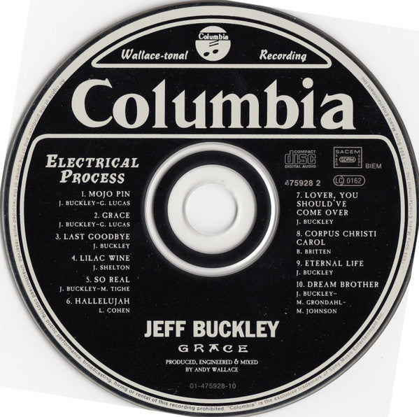 Jeff Buckley : Grace (CD, Album, RP)