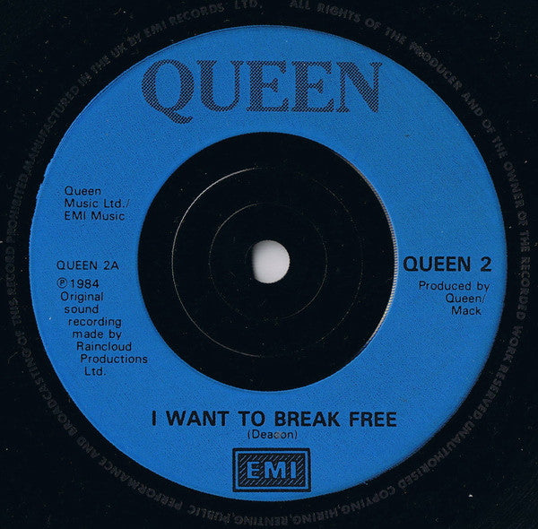 Queen : I Want To Break Free (7", Single, FCG)
