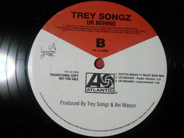Trey Songz : Gotta Make It (Remix) / UR Behind (12", Promo)