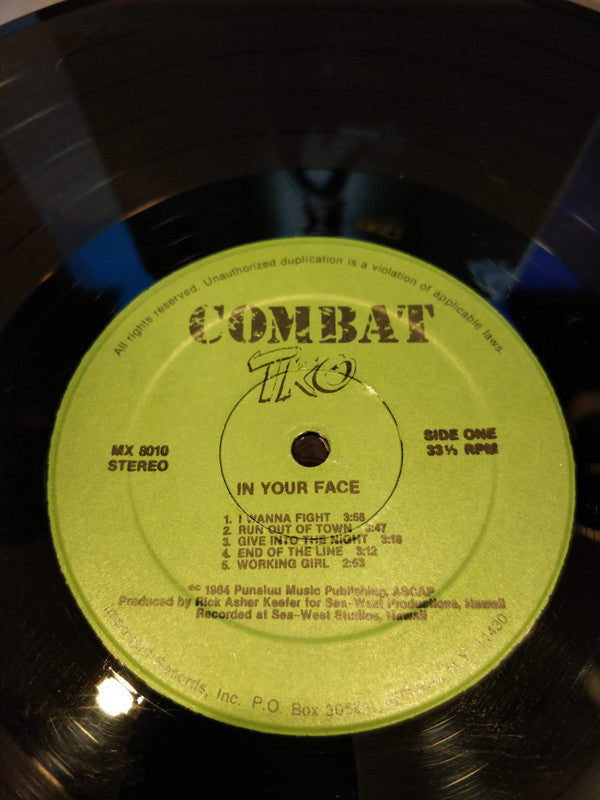 TKO (5) : In Your Face (LP, Album)