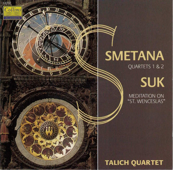 Bedřich Smetana, Josef Suk, Talich Quartet : Quartets 1 & 2 (CD)