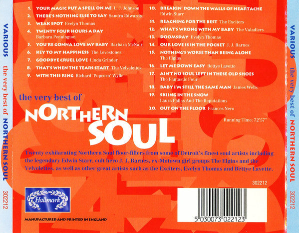 Various : The Very Best Of Northern Soul (CD, Comp)