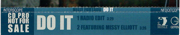 Nelly Furtado : Do It (CD, Single, Promo)