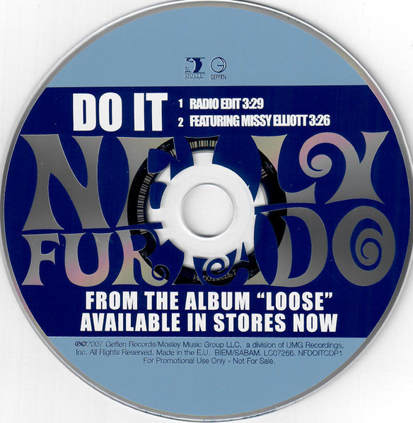 Nelly Furtado : Do It (CD, Single, Promo)