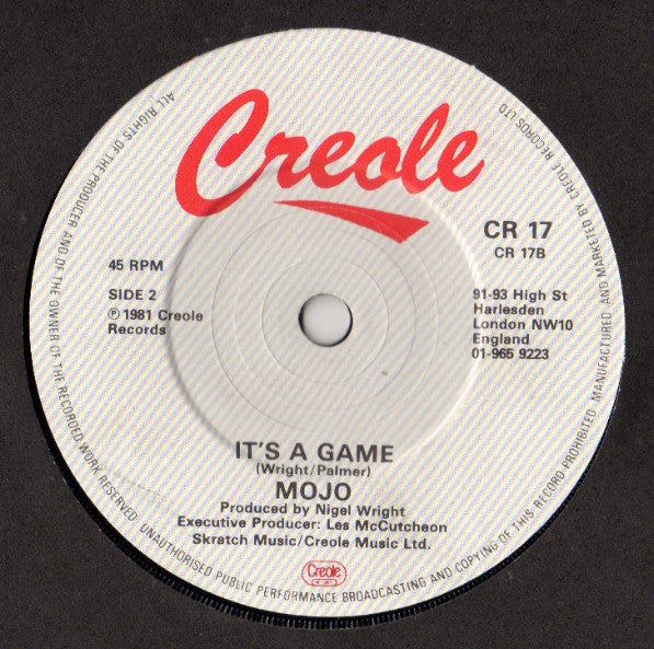 Mojo (12) : Dance On (7", Single)